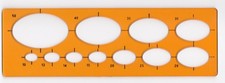 Ellipse Stencil Template