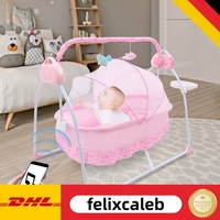 Elektrische Babywippe Babyschaukel Wippe Schaukel M/ Musik Bluetooth Baby Cradle