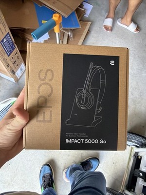 EPOS IMPACT 5000 GO MS STEREO WIRELESS HEADSET 1001437 - BLACK