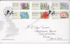 GB ROYAL MAIL FDC 2014 POST & GO BRITISH FLORA SYMBOLIC FLOWER 1ST - WW 60G