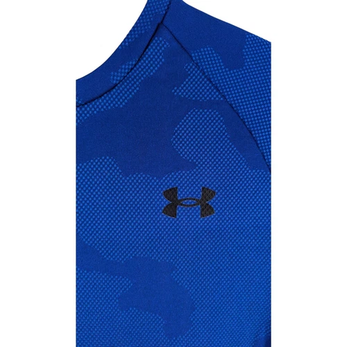 Under Armour Blue Camo Shirt Loose Size XS Camouflage Mens Short Sleeve - Picture 3 of 8