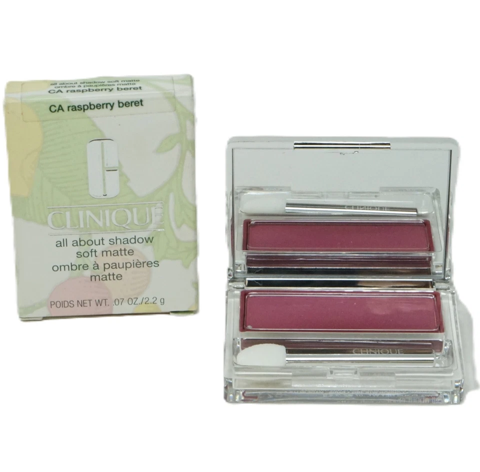 CLinique All about Shadow Doft Matte Lidschatten 2,2g rasperry Beret CA - Bild 1 von 1