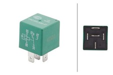 Image of HELLA Relays (4RD 933 332-377) Relay, main current 5 Pin OEM