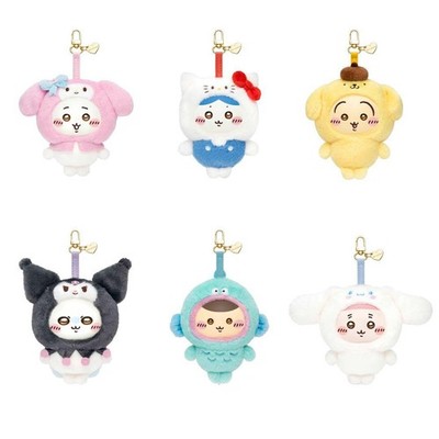 Chiikawa x Sanrio Characters Kiramekko 6-piece Complete Set PSL | eBay Chiikawa x Sanrio Characters Kiramekko 6-piece Complete Set PSL | eBay