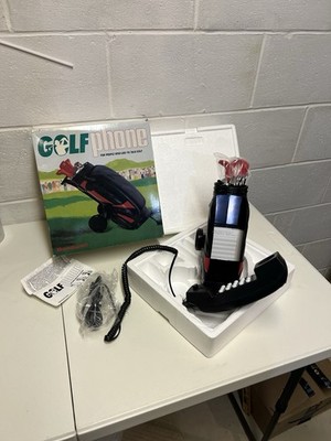 1989 Golf Phone Plug In Dial Phone Brand New In Box With Plastic