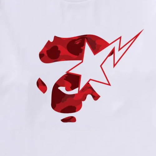 A Bathing Ape BAPE "Color Camo Ape Face Sta LS Tee" WHxRD 1L80-111-004 Size XL thumbnail 2