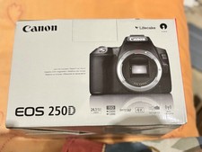 Canon EOS 250D 24.1 MP Digital SLR Camera - Black Body, Strap, Charger + Battery