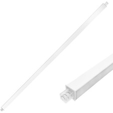 24 Inch Adjustable Wall Mount Spring End Towel Bar Replacement Rod Storage