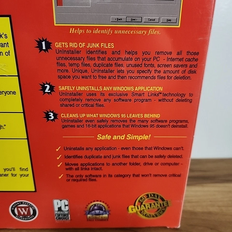 Microhelp Uninstaller Windows 95 And NT CD Rom Version CyberMedia - Image 3 of 4