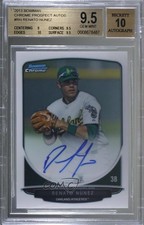 2013 Bowman Chrome Prospects Renato Nunez #BCP-RN BGS 9.5 GEM MINT Auto 0f8