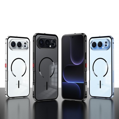 For Huawei Honor Win RT 500 Mate 80 Pro Max Magnetic Metal Frame Acrylic Case