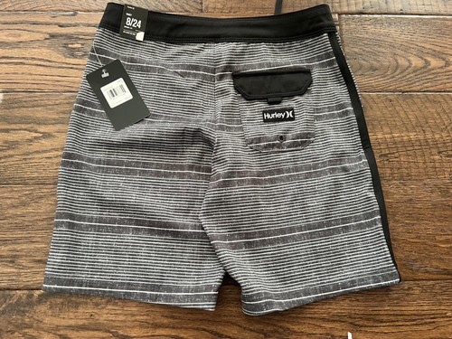 Hurley Boys Board Short Youth Inseam 7.25" Black 987810-0230 New - Picture 6 of 8