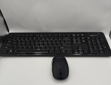 Amazon Basics Wireless Keyboard Mouse Combo Quiet Compact Model KS1GMD-US