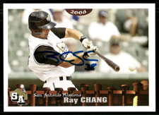 2008 San Antonio Missions RAY CHANG Signed Card autograph auto PADRES TWINS