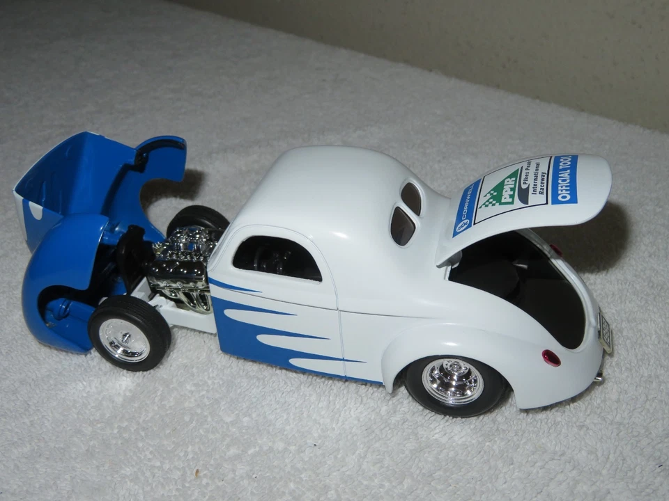 1941 WILLYS COUPE STREET ROD SPEC CAST 1:25 OPENING FRONT CLIP & TRUNK, AWESOME! - Image 4 of 4