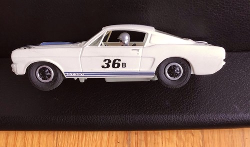 Eldon Shelby Mustang 350 (White) 1/32 scale slot car (untested,modified) - Picture 11 of 11