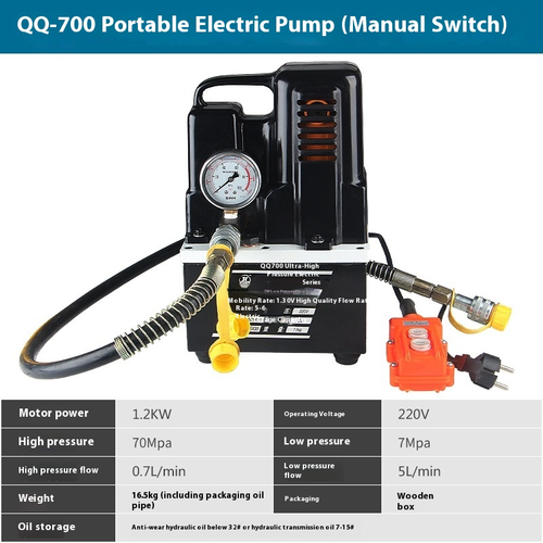 Small Electric Hydraulic Pump Station Ultra High Pressure Hydraulic Pumps - Picture 4 of 23