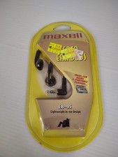 Maxell EB-95 Stereo Earbuds Headphones Vintage New Stock