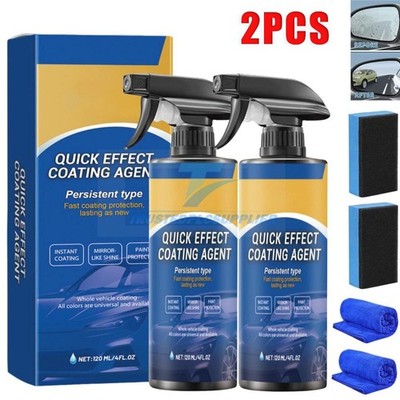 2Set Quick Car Coating Spray, New Quick Effect Coating Agent for Car 120ml