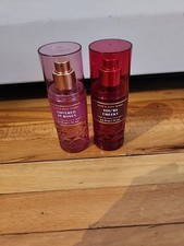 Bath  Body Works Lot Of 2 Roses And Cheeky Mini Purse Size Fine Fragrance Mist
