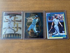 Lot of 3 George Brett Insert Cards 35th Annivesary Select Premier Level Royals