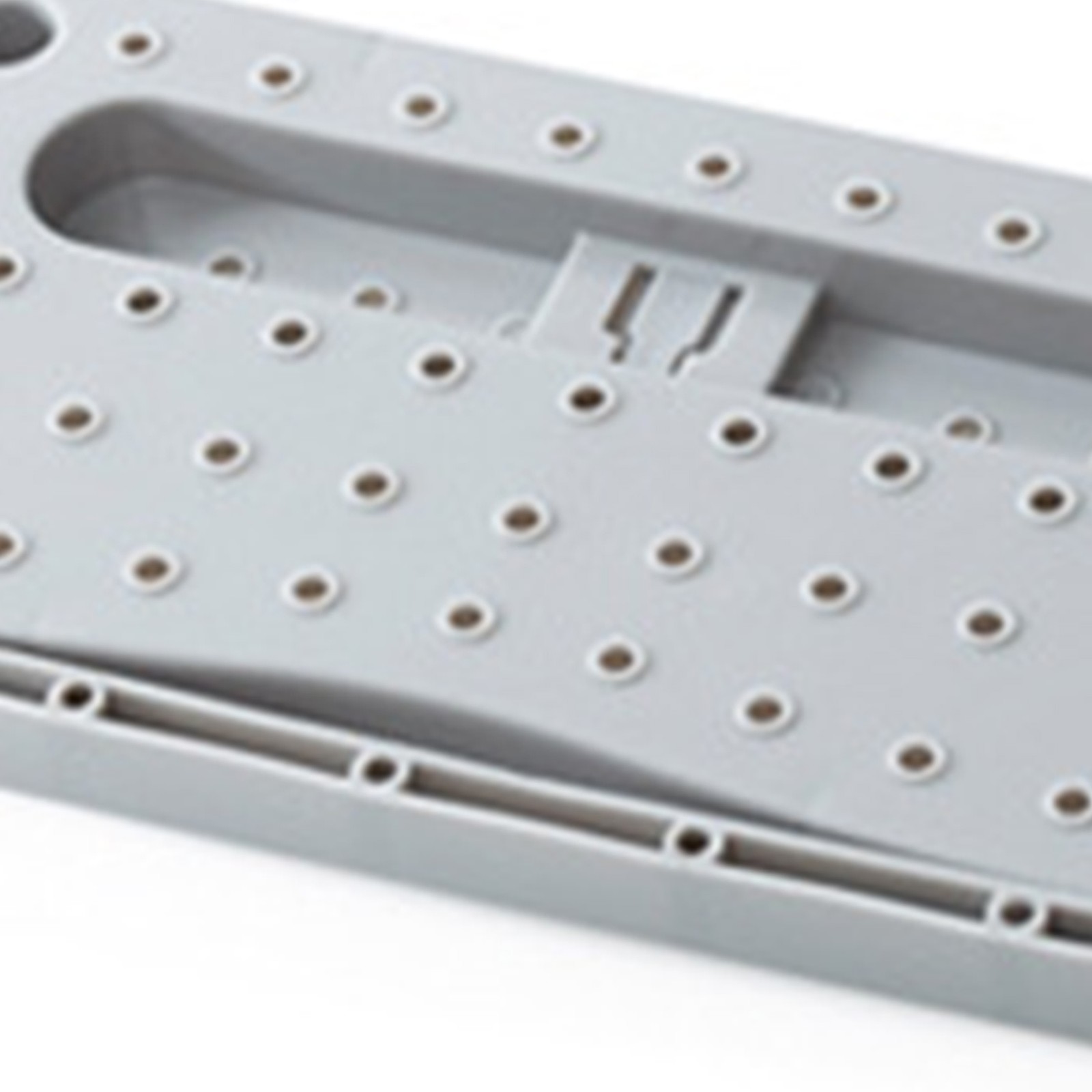 Grey Size Wall Mounted Shoes Rack Adhesive Foldable Space Saving PP