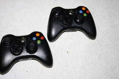 Original 2x Microsoft Xbox ONE Controller - Schwarz - DEFEKT