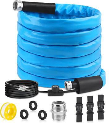 Heated Water Hose For RV Antifreeze Heated Drinking Water 60FT