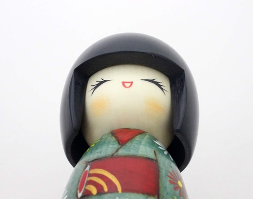Kokeshi doll Japanese Kokeshi dolls Creative Kokeshi Hanafubuki Made in Japan - Picture 5 of 7