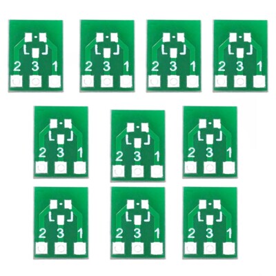 100PCS SOT23 SOT23-3 Turn SIP3 -Side SMD Turn to DIP Adapter Converter2714