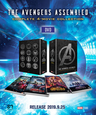 USED] The Avengers Assembled DVD Complete 4-Movie Collection Box