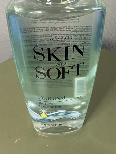 AVON SKIN-SO-SOFT Bath Oil 16.9 Fl Oz Original Scent - Sealed Bottle - Picture 6 of 9