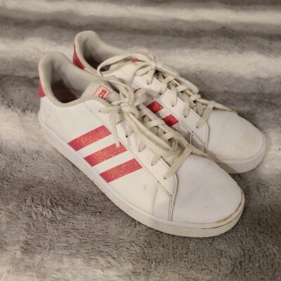 hot pink glitter adidas
