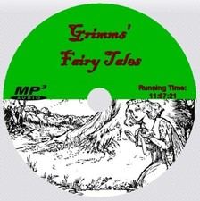 GRIMM'S FAIRY TALES, Brothers Grimm, Audio Book, MP3 CD