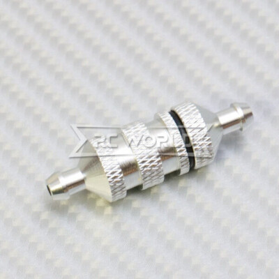 RC 1/10 1/8 Nitro Engine FUEL FILTER For Gas Lines -SILVER-