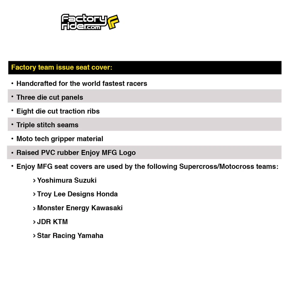 Cubierta de asiento Yamaha WR 450F 2016-2018 todo amarillo neón/costillas negras #84 Foto 3 de 3