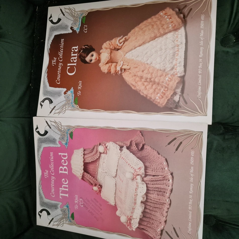 Joblot vtg Original CRAFTIME Dolls Clothes Knitting Pattern Ranges MC EM CC & JY - Image 2 of 4