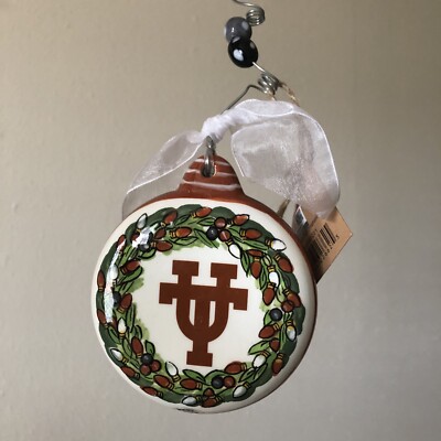 Glory Haus University of Texas UT Christmas Ornament Ceramic Large 4 