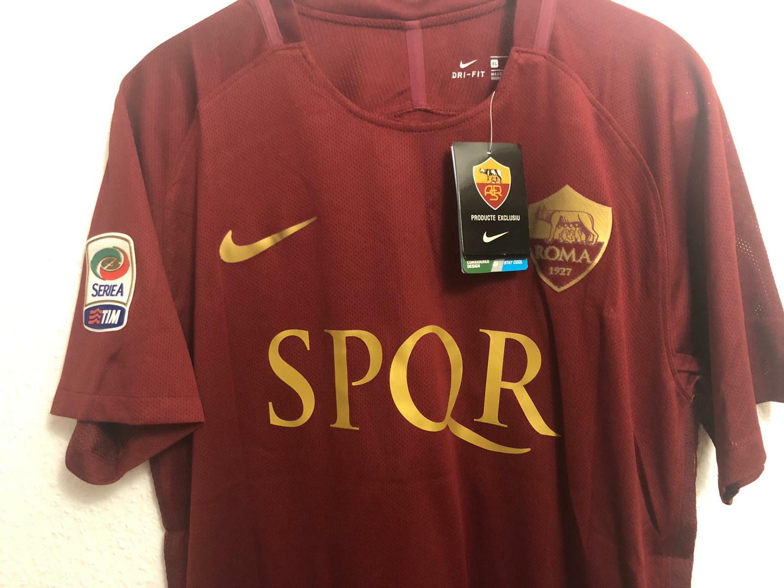 Maglia gara home AS Roma 2018 taglia L de Rossi Maglia gara home AS Roma 2018 taglia L de Rossi