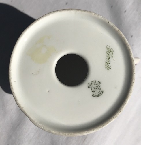Vintage Hand Painted Favorite Bavaria Condensed Milk Container Planter Cup 1920 - Bild 7 von 9