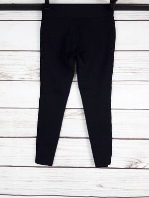 Loft Petites Womens Leggings Size XSP Black Elastic Waist Skinny Leg Pull On