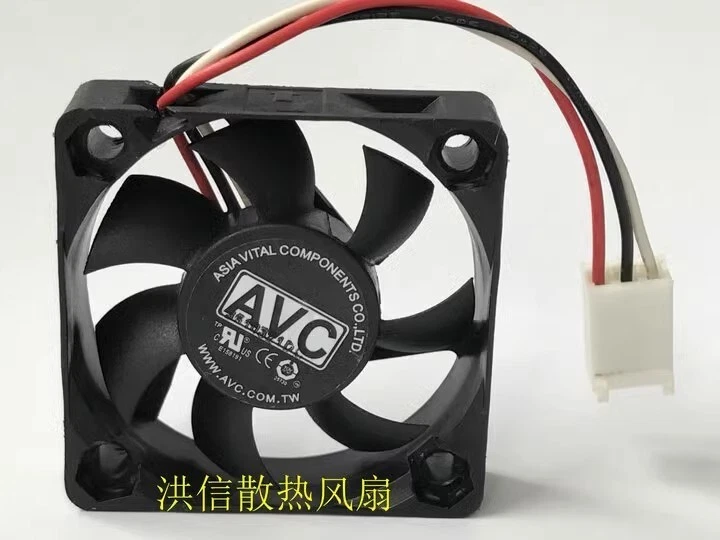 AVC 4010 DA04010B05L DC5V 0.14A 4CM 40*10MM 3-Pin Dual Balloon Silent Cooling Fa - Image 2 of 3