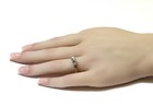 GIA 14k yellow gold .94ct 3 stone round diamond engagement ring 3.5g estate 6 — photo 8