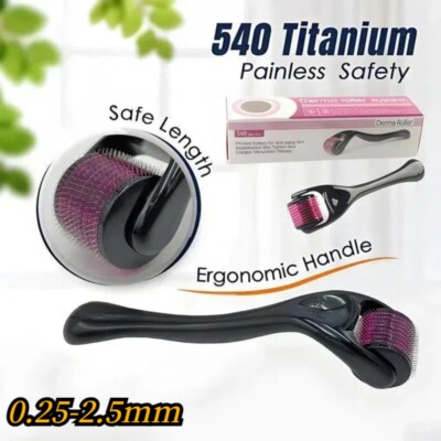 Anti Aging Derma Roller Skin Care MicroNeedle Titanium Roller Hair Growth Needle