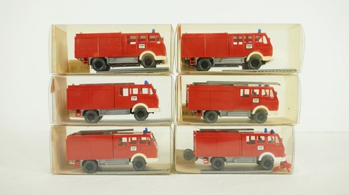 Camión de bomberos Wiking escala HO 1/87 Mercedes LP Loschgruppen 6x 20616 22616 NUEVO B43 | Condition: New