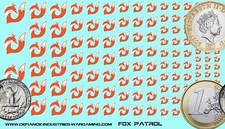 Fox Patrol - Waterslide Decals for Battletech
