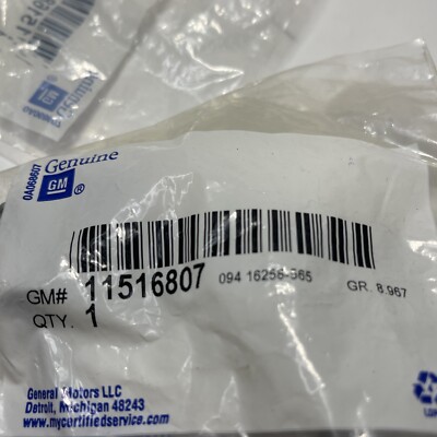 GM 11516807 OEM 1995-2024 Multi-Purpose Rivet License Bracket ( 5 QTY  )