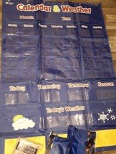 Calendar and Weather Station Homeschooling Educational Activity Learning Aids