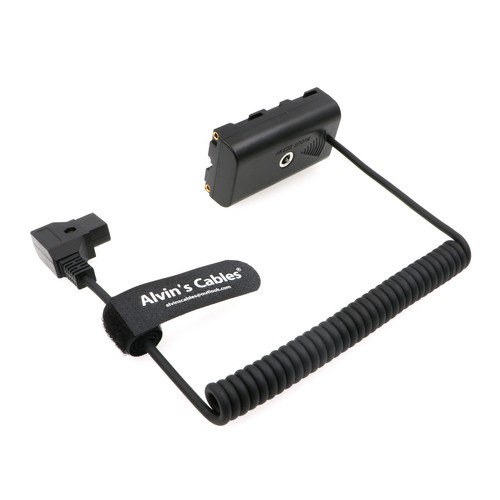 NP F550 batterie factice vers câble d'alimentation enroulé DTap pour Sony NP F970 Atomos Ninja V - Photo 2 sur 8