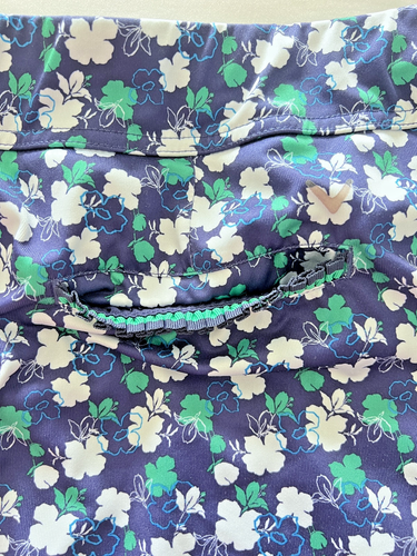 Callaway GOLF Women's XL 2 pc Skirt-Skort Top Set Shamrocks Navy Green Athletic - Picture 15 of 21